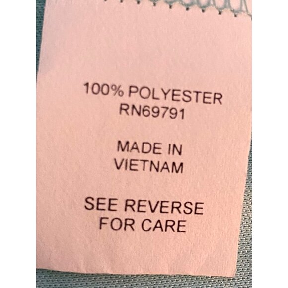 Sara Michelle Womens 1X Teal Pink Paisley Short Sleeve Top Lined Flowy Feminine - Picture 4 of 16